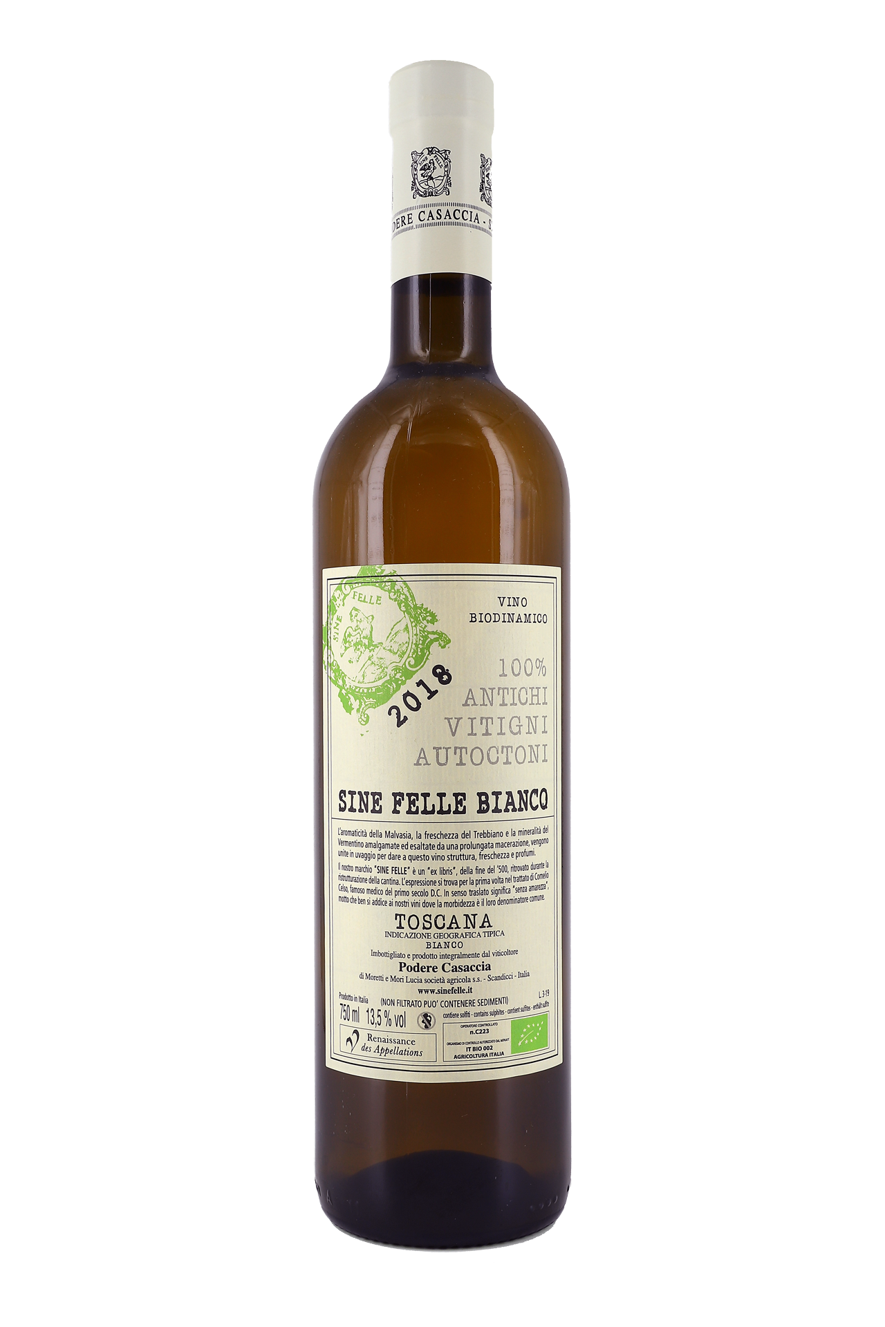 Vino Bianco Sine Felle Podere Casaccia